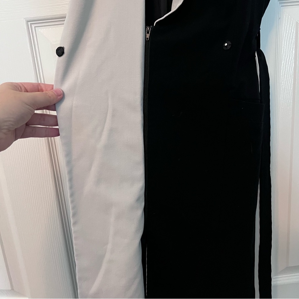 Calvin Klein Black and White Dress Size 2 Petite - Picture 8 of 14